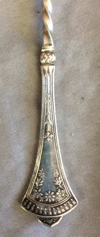 East Lake 1847 ROGERS BROS.  SILVERPLATED Olive Fork CROWN PATTERN 8.  5” 3