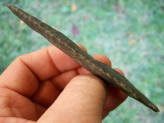 Fine 4 3/8 inch Kentucky Hardin Point with Insight Arrowheads Artifacts 3