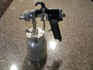 Binks - Model 7 Vintage Paint Spray Gun With 1qt Canister