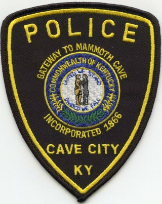 Cave City Kentucky Ky Gateway To Mammoth Cave Police Patch