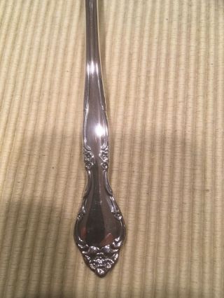 (4) Oneida Affection Silverplate Tall Drink/Iced Tea Spoons,  Set of 4 3