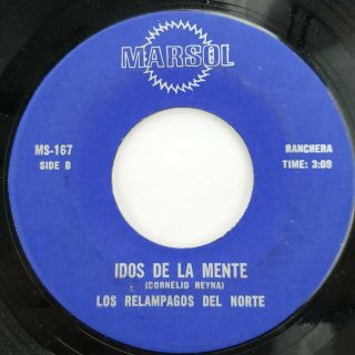 Los Relampagos Del Norte - Eso Si Nunca Podras / Idos De La Mente 45 7 " Vinyl