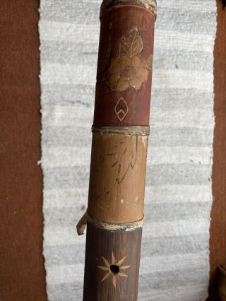 Hand Carved Native American Flute C.  Late 19c 3
