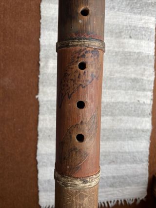 Hand Carved Native American Flute C.  Late 19c 4