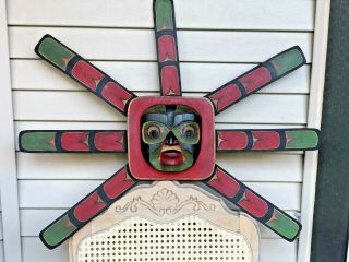 Northwest Coast Native Art Sun Mask