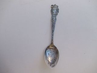 Antique Sterling Silver Souvenir Spoon Beautifully Detailed - Early 20th C.