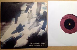 " The Jezebel Spirit " Brian Eno David Byrne - Single Vinyl 45 Near