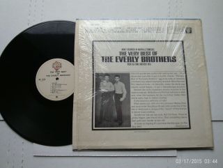 THE VERY BEST OF THE EVERLY BROTHER W/SHRINK VITAPHONIC STEREO WS - 1554 VG,  /NM - 2