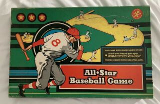 1960 Vintage Cadaco Ellis All Star Baseball Board Game Complete