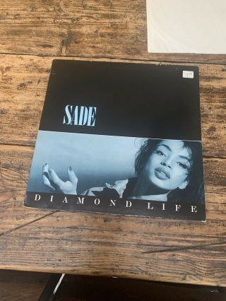 Sade Diamond Life Vinyl Gf Lp 1984 Cbs Promo Plays Smooth Jazz Vg A2/b1
