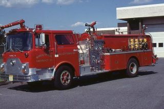 Allentown Pa 1977 Mack Cf Pumper - Fire Apparatus Slide