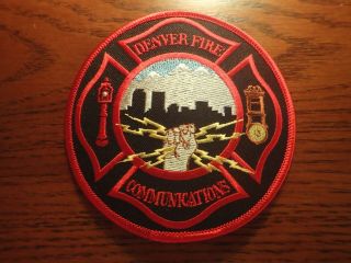 Denver Colorado Fire Department Communications Dispatch Patch