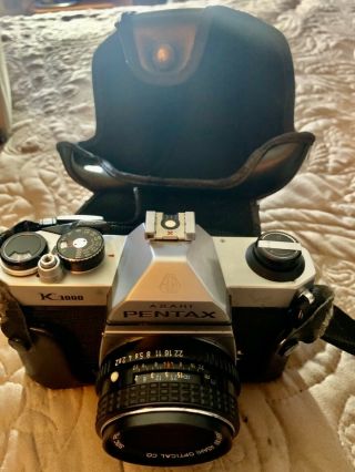 Vintage Asahi Pentax K1000 Film Camera - 35mm - - Well