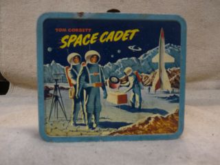 Space Cadet Tom Corbett Vintage Lunch Box With Thermos
