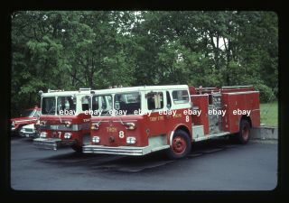 Troy Ny Maxim Pumpers Fire Apparatus Slide