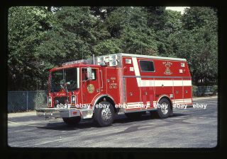 Bay Shore Ny 1990 Mack Mc Saulsbury Rescue Fire Apparatus Slide