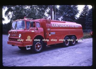 Centereach Ny 1960s Ford C Tanker Fire Apparatus Slide
