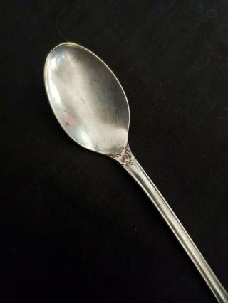 Vintage 1847 Rogers Bros 5 1/2 " Baby Spoon Reflection Pattern Is Silver Plate