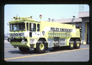Port Authority Of Ny & Nj 1989 Oshkosh T2500 Cfr 56601 Fire Apparatus Slide