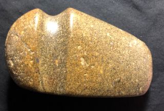 Outstanding Native American 3/4 " Grooved Stone Axe From,  Field Find,