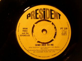 Brian Poole 45 - Send Her To Me Postage