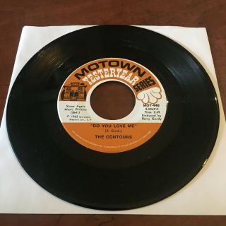 The Contours " Do You Love Me / Shake,  Sherrie " (45 Rpm Single) Motown Yesteryear