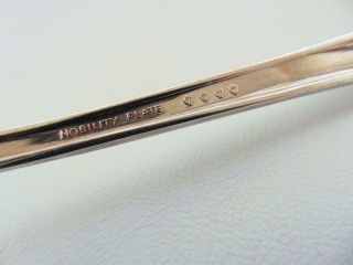 Oneida ROYAL ROSE Cold Meat Serving Fork Nobility Silverplate 1939 3