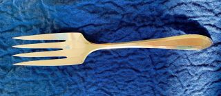 Oneida Community Silverplate 1914 Patrician Cold Meat Serving Fork Flatware