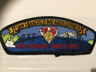 San Francisco Bay Area Council Csp T2a Black Border Bsa Diamond Jubilee 1985