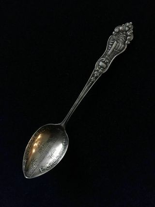 Sterling Silver Souvenir Spoon - Pan American 1901 Exposition