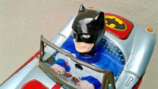 Batman Barmobile Race Car Tin Friction Comics Toy Shipp Dhl