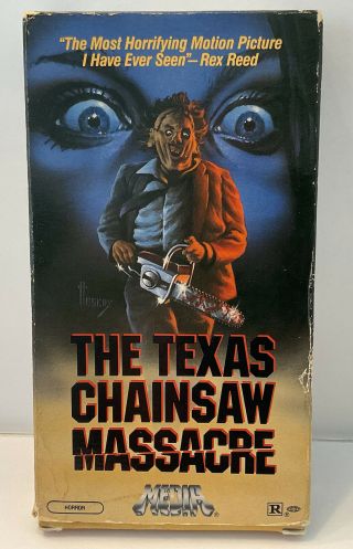 Texas Chainsaw Massacre Rare Vintage 1974 Media Full Flaps V/g Shp