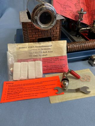 Vintage Wilesco D 10 Model Toy Steam Engine Dampfmaschine Made in West Germany 2