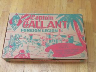 Marx 4730 Captain Gallant Of The Foreign Legion Playset Complete - Nm
