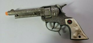 Vintage Hubley Western Cowboy Toy Cap Gun Pistol Texan Revolver