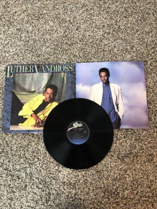 Luther Vandross,  Give Me The Reason Lp,  1986 In Shrink,  Nm / Ex,  R&b,  Soul