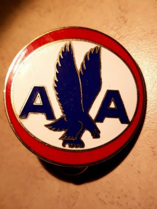 Vintage American Airlines Flight Attendant Hat Badge 1960 