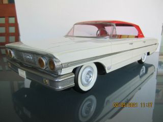 1964 Ford Galaxie Tin Toy Friction Car By Rico Of Spain (not Japan) -
