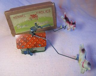 Kennel Frolics,  Celluloid Dog Chases Cat,  Box,  T.  N.  Co. ,  1930s