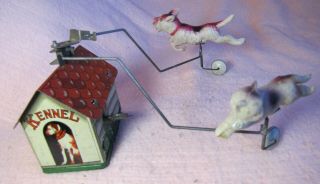 Kennel Frolics,  Celluloid Dog Chases Cat,  Box,  T.  N.  Co. ,  1930s 3