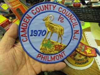 Camden County Council,  Jersey,  Philmont 1970 Large Boy Scout Patch