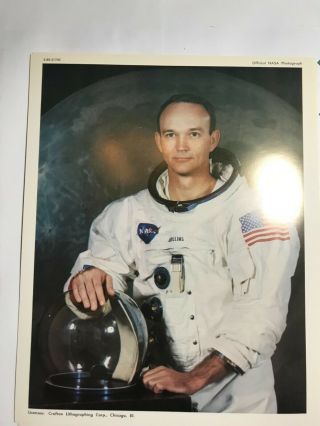 NASA photo set from Apollo 11 Moon Landing 1969.  Buzz Aldrin.  Michael Collins 3
