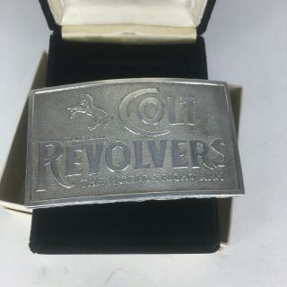 Colt Revolvers Tiffany & Co Sterling Silver Adina Limited Edition Belt Buckle 2