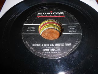 Jimmy Radcliffe Northern Soul 45 Through A Long And Sleepless Night / Moment Of