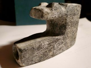 Ancient Missippian Native American Effigy Pipe