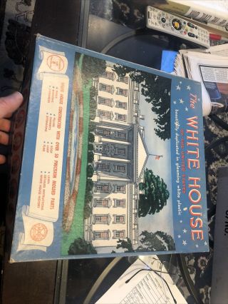 The White House Of The United States By Marx Plastic Model Kit Vintage Rare