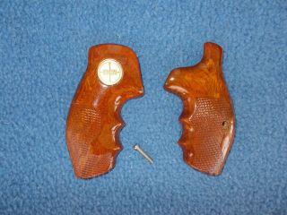 Vintage Rogers Grips For S&w K Or L Frame Round Butt Revolvers