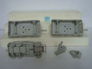 Marx Desert Fox / Complete Set of German Vehicles / Tanks / Light Gray (D) 3