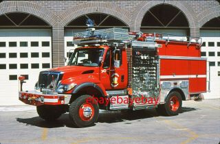 Fire Apparatus Slide,  Engine 1,  Deadwood / Sd,  2003 International 4x4 / Crimson