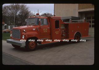 St Paul Mn E22 1973 Ford L General Safety Pumper Fire Apparatus Slide